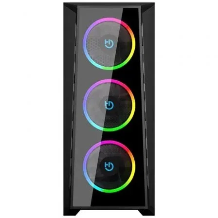 Hiditec MH12 Caja Gaming Semitorre Negro Hiditec MH12 Caja Gaming Semitorre Negro